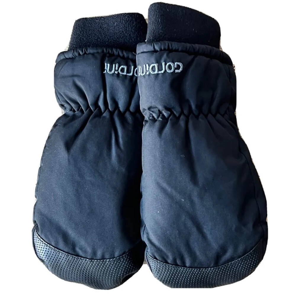 Black Gordini youth aqua bloc Waterproofs snowboard Gloves Sz small